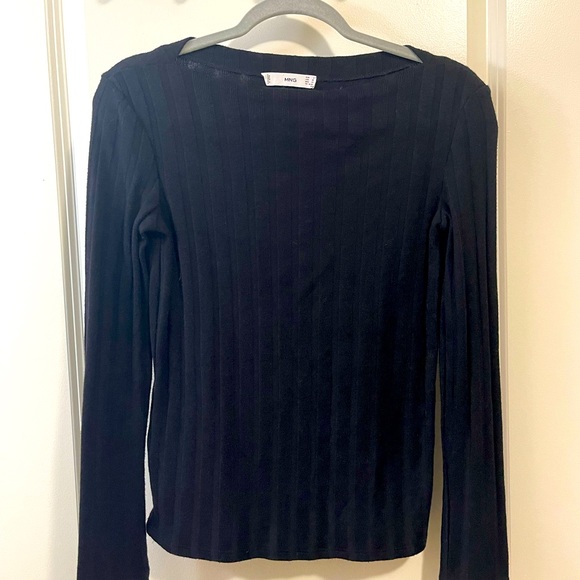 Mango Ribbed Boat Neck Sweater Top| Size: S | Like New | Layering |Winter Basics - Picture 5 of 7